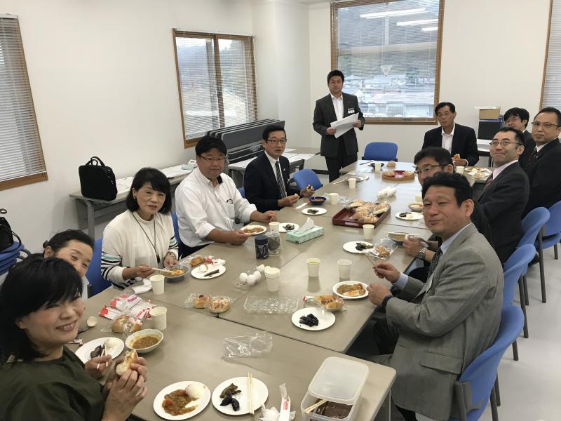 第79回　経営者モーニングセミナー朝食会の様子