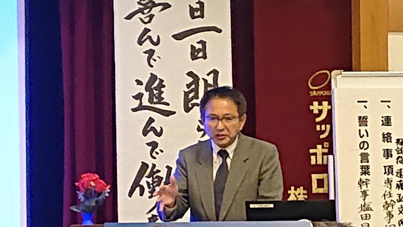 遠藤弘文氏 テーマ:『震災を伝える~誇りと使命感』
