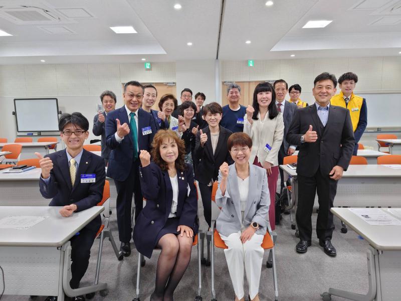 6月4日 講師 植松みち子氏モーニングセミナー集合写真